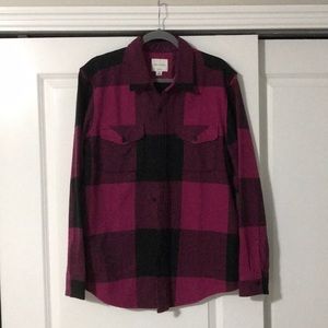 Thick flannel button up from American eagle